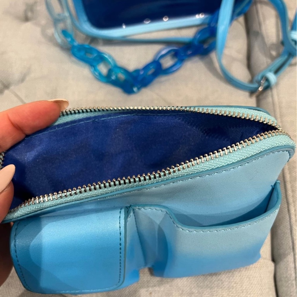 NWT Small Blue Purse - Picture 4 of 5